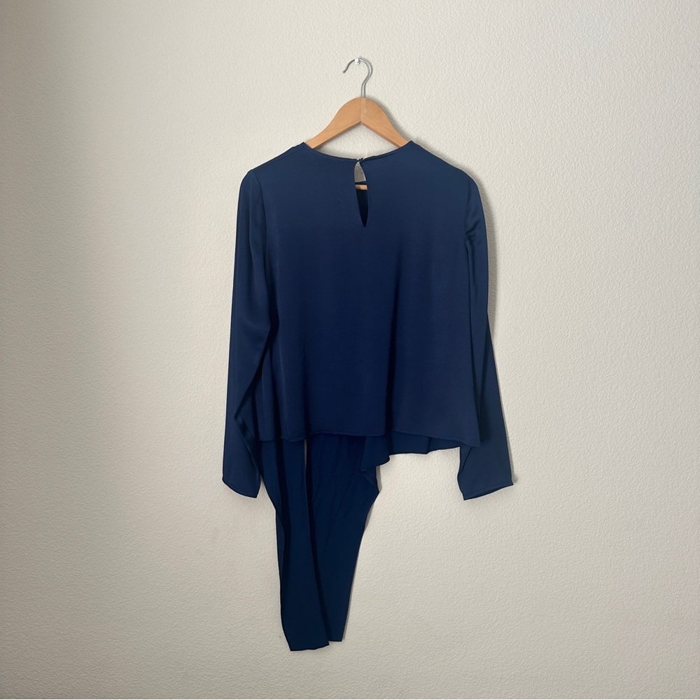 Jigsaw Blue Dress Shirt with Tie